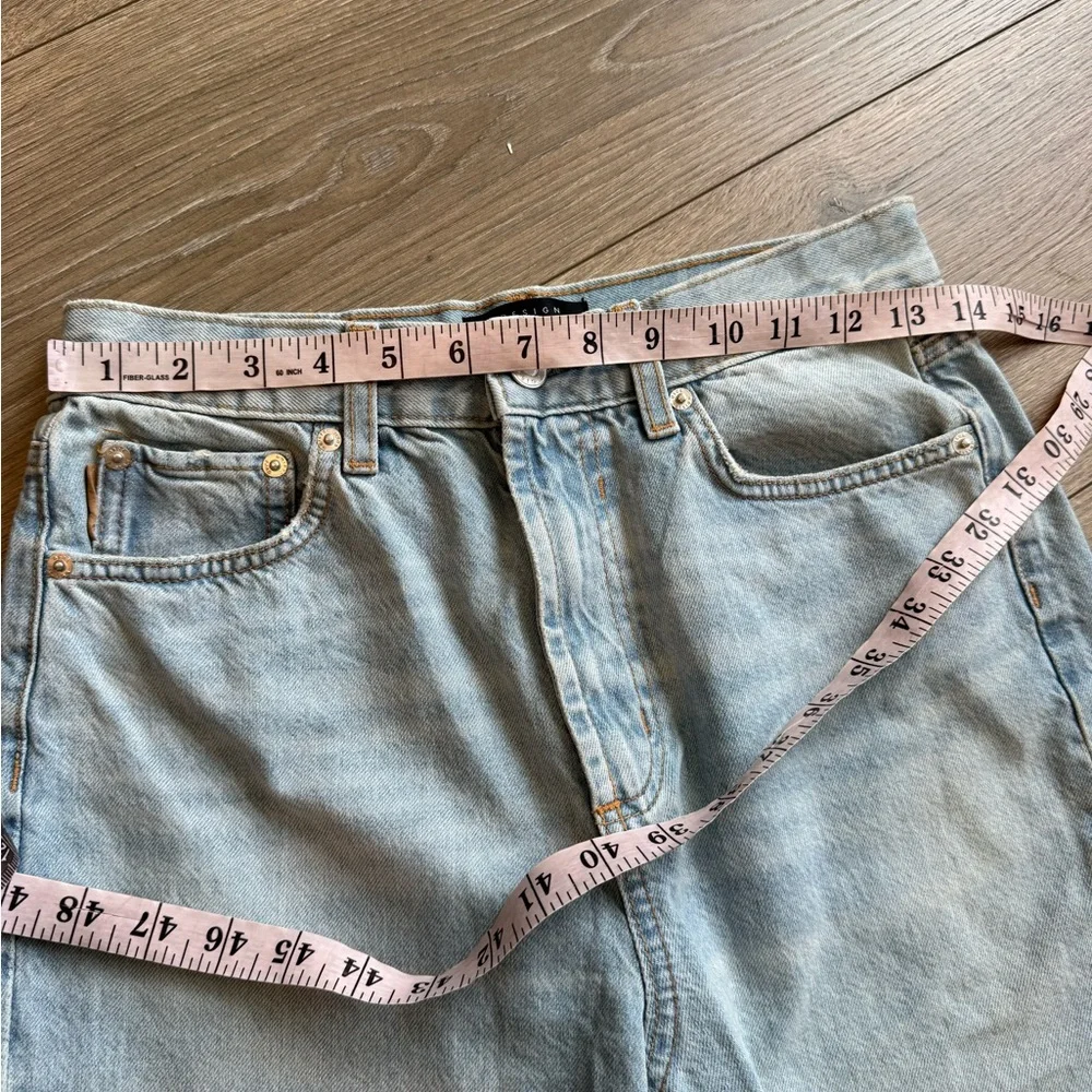 ASOS Tall Straight Light Blue Jeans 26 - Picture 5 of 8